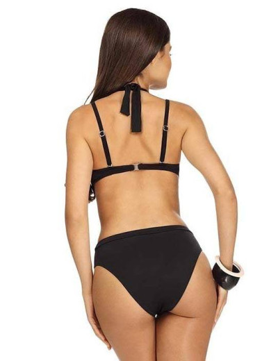 Черный купальник с формованной чашкой Lorin L2466/2, Цвет: черный, Размеры: 70C, изображение 2