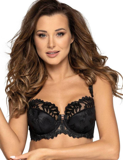 Бюстгальтер полумягкий Novika SOPHIE N02 PU черный, Цвет: черный, Размеры: 75C, изображение 3