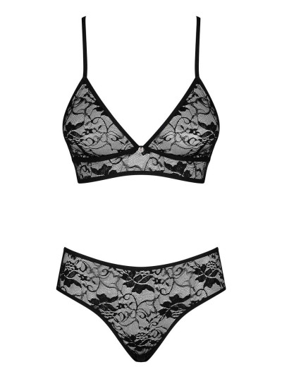 Сексуальный комплект Obsessive KOKIETTA SET, Цвет: черный, Размеры: S/M, изображение 3