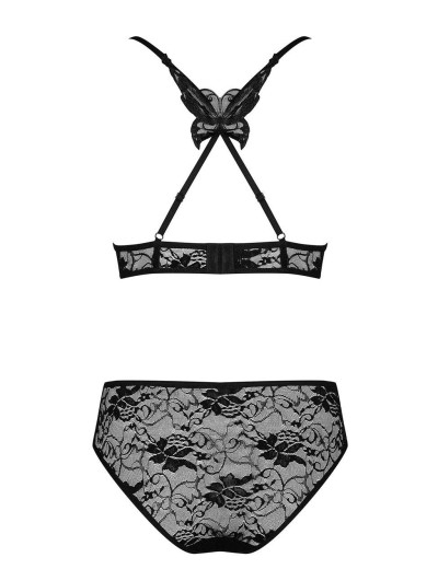 Сексуальный комплект Obsessive KOKIETTA SET, Цвет: черный, Размеры: S/M, изображение 4