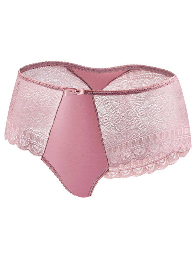 Кружевные трусы слипы UNICONF NM09 пудровый, Цвет: пудровый, Размеры: S, изображение 3