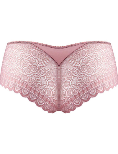 Кружевные трусы слипы UNICONF NM09 пудровый, Цвет: пудровый, Размеры: S, изображение 4