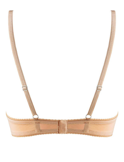 Бюстгальтер балконет пуш-ап без косточек UNICONF SM30 бежевый, Цвет: бежевый, Размеры: 70B, изображение 4