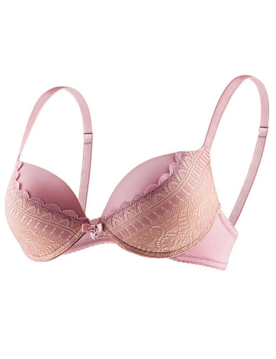 Бюстгальтер бабочка пуш-ап UNICONF SM31 пудровый, Цвет: пудровый, Размеры: 70B, изображение 3