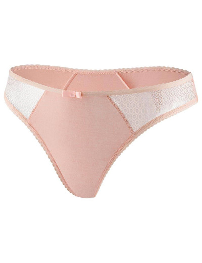 Трусы стринги UNICONF TF125 пудровый, Цвет: пудровый, Размеры: XS, изображение 2