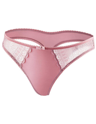 Трусы стринги UNICONF TM12 пудровый, Цвет: пудровый, Размеры: XL, изображение 3