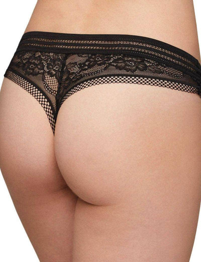 Трусы стринги Ysabel Mora 19253 TANGA черный, Цвет: черный, Размеры: S, изображение 2