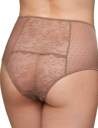 Высокие трусы слипы Ysabel Mora 19282 HIGH WAIST какао, Цвет: какао, Размеры: XL, изображение 2