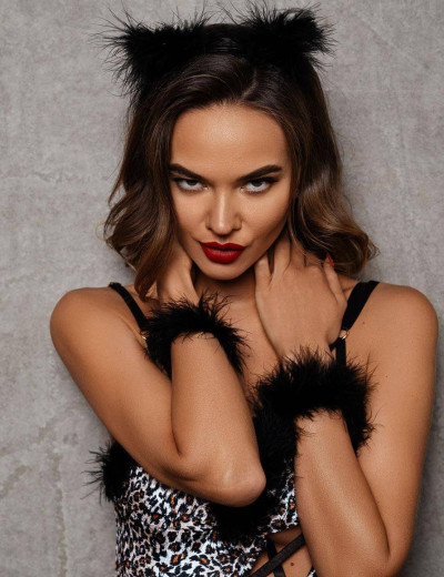 Ролевой костюм сексуальной кошечки Devil & Angel 7109, Цвет: леопард, Размеры: XS/S, изображение 4