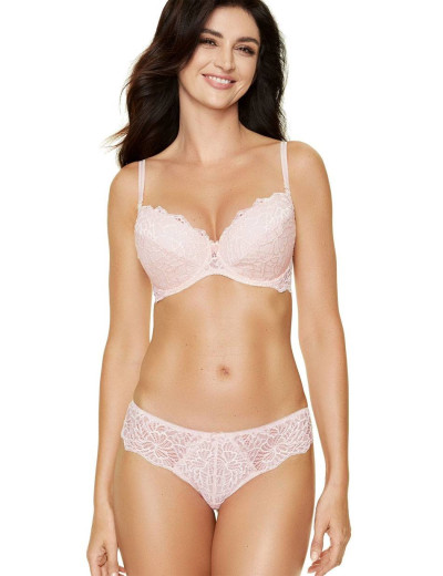 Кружевные трусы стринги Gorteks ERIE STRINGI, Цвет: пудра, Размеры: M, изображение 3