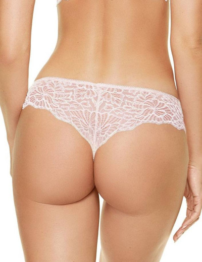 Кружевные трусы стринги Gorteks ERIE STRINGI, Цвет: пудра, Размеры: M, изображение 2