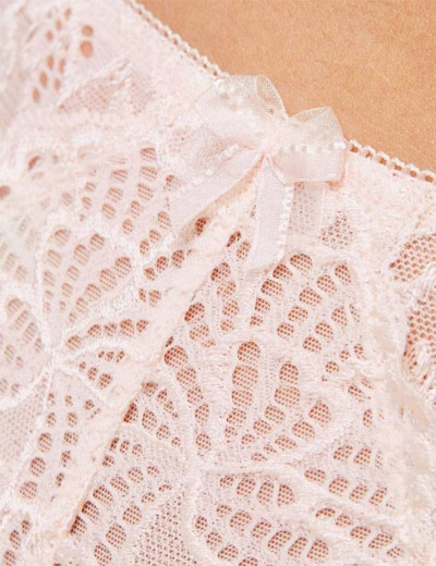 Кружевные трусы стринги Gorteks ERIE STRINGI, Цвет: пудра, Размеры: M, изображение 5