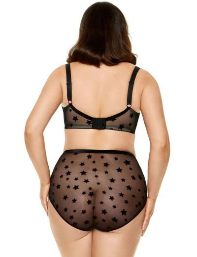 Бюстгальтер балконет Gorteks ASTRA B4 U, Цвет: черный, Размеры: 95E, изображение 3