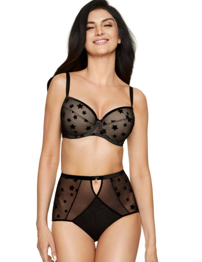 Бюстгальтер балконет Gorteks ASTRA B4 U, Цвет: черный, Размеры: 95E, изображение 5