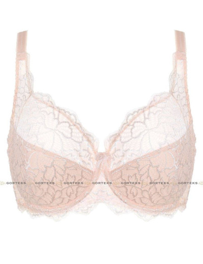 Бюстгальтер полумягкий кружевной Gorteks ERIE B3 PU, Цвет: пудра, Размеры: 75E, изображение 6