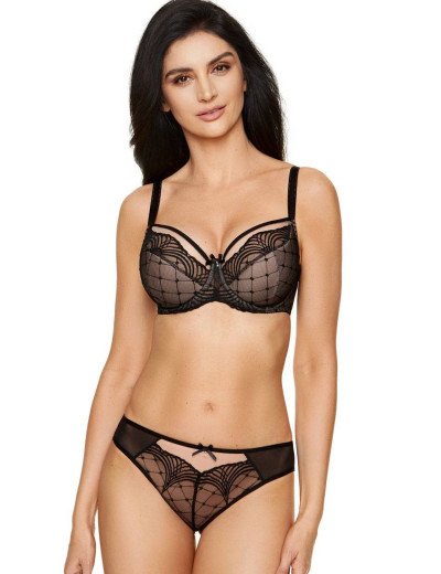 Бюстгальтер полумягкий Gorteks PANDORA B3 PU, Цвет: черный, Размеры: 90H, изображение 3