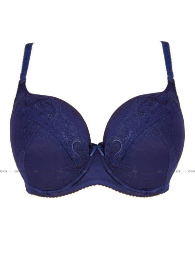 Бюстгальтер балконет Gorteks YVETTE B4 U темно-синий, Цвет: темно-синий, Размеры: 80C, изображение 6