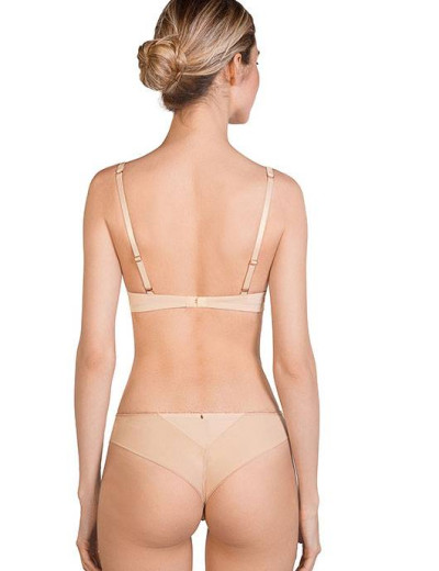 Трусы бразилиана Mioocchi CRYSTALL 7835 cipria, Цвет: cipria (пудровый), Размеры: M, изображение 2