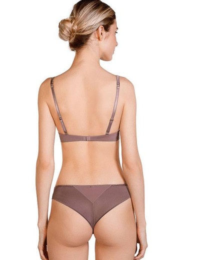 Бюстгальтер с пуш-ап гелем Mioocchi CRYSTALL 7735 stone, Цвет: stone (кофейный), Размеры: 70C, изображение 4