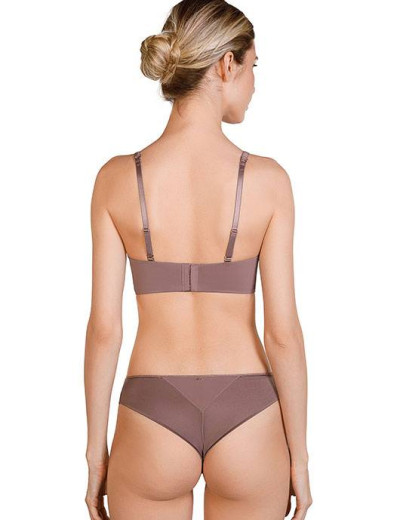 Бюстгальтер планж супер пуш-ап Mioocchi CRYSTALL 7737 stone, Цвет: stone (кофейный), Размеры: 70D, изображение 3 Бюстгальтер планж супер пуш-ап Mioocchi CRYSTALL 7737 stone, Цвет: stone (кофейный), Размеры: 70D, изображение 3