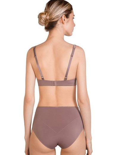 Трусы слипы высокие Mioocchi CRYSTALL 7838 stone, Цвет: stone (кофейный), Размеры: 2XL, изображение 2