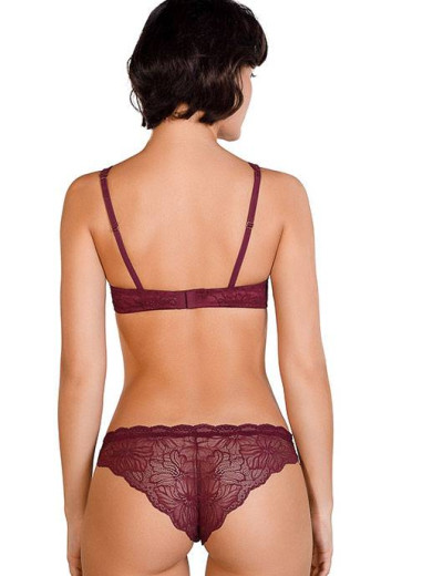 Кружевной комплект Mioocchi LEA 774643 бралетт бразилиана magenta/rosa, Цвет: magenta/rosa, Размеры: 70C, изображение 2