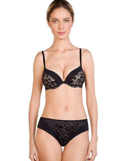 Бюстгальтер пуш-ап гелевый Mioocchi MONA 7760 nero, Цвет: nero (черный), Размеры: 85C, изображение 3