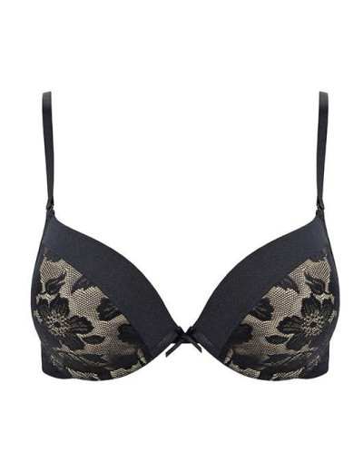 Бюстгальтер пуш-ап гелевый Mioocchi MONA 7760 nero, Цвет: nero (черный), Размеры: 85C, изображение 5