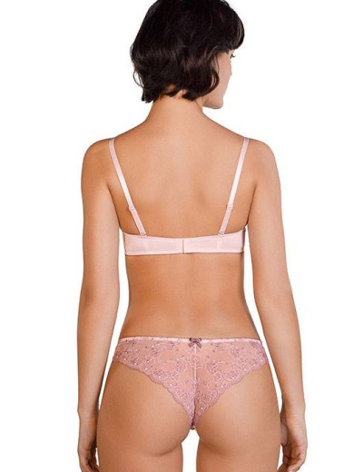 Комплект Mioocchi OLIVIA 775250 балконет пуш-ап и бразилиана rosa/cipria, Цвет: rosa/cipria, Размеры: 70C, изображение 2