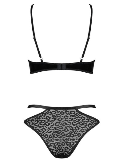 Сексуальный комплект Obsessive BAGIRELA SET, Цвет: черный, Размеры: S/M, изображение 4