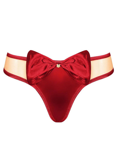 Трусики стринги Obsessive RUBINESA THONG, Цвет: красный, Размеры: S/M, изображение 3