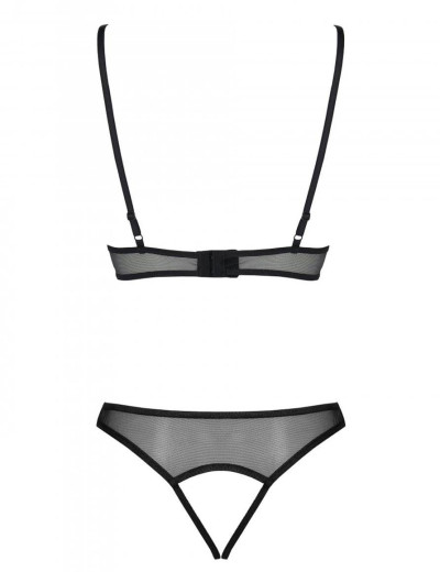 Сексуальный комплект Passion CHRISTA SET, Цвет: черный, Размеры: 2XL/3XL, изображение 4