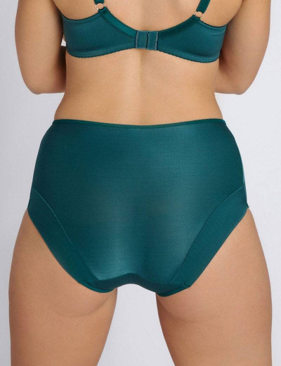 Трусы слипы высокие Subtille CELESTA maxi, Цвет: зеленый+беж, Размеры: M, изображение 2