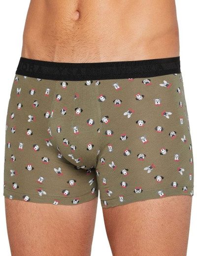 Комплект трусов боксеров Ysabel Mora 20198 (2 шт), Цвет: малиновый+хаки, Размеры: S, изображение 2