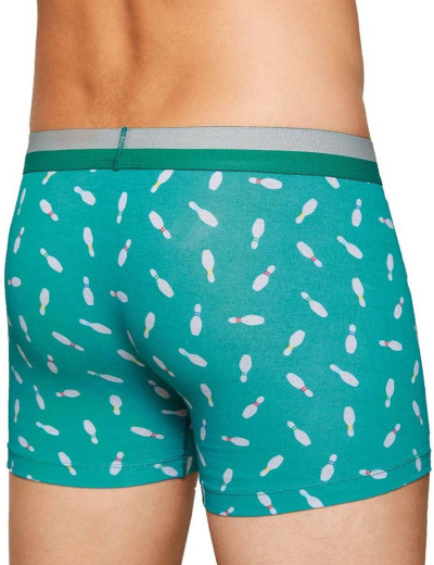 Комплект трусов боксеров Ysabel Mora 20209 (2 шт), Цвет: серый+бирюзовый, Размеры: S, изображение 4