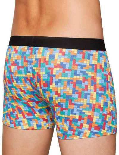 Комплект трусов боксеров Ysabel Mora 20212 (2 шт), Цвет: черный+мульти, Размеры: S, изображение 4
