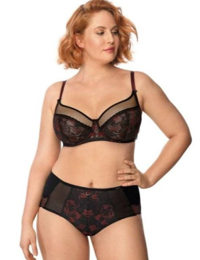 Бюстгальтер мягкий Nipplex XIANA M, Цвет: черный, Размеры: 75F, изображение 5