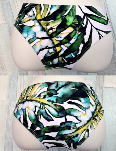 Плавки женские классические Akcent AN241, Цвет: флора, Размеры: L, изображение 4