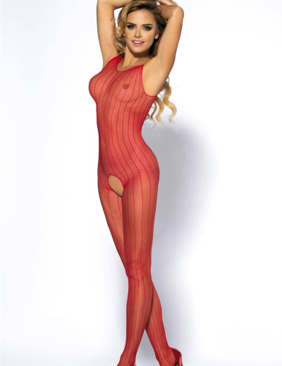 Эротический комбинезон сетка Anais JOYCE RED, Цвет: красный, Размеры: S/M, изображение 2