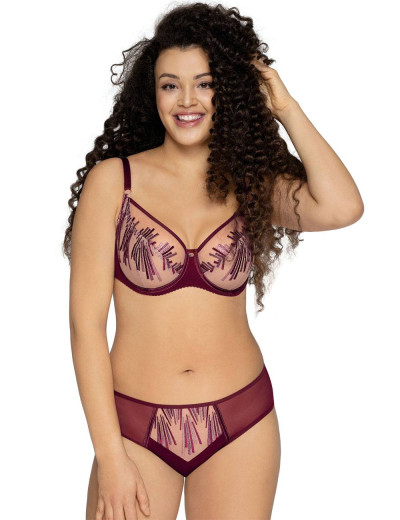 Трусы бразилиана Ava CALLA WINE 1942 braz, Цвет: бордо, Размеры: S, изображение 3