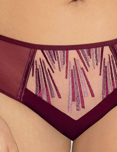 Трусы бразилиана Ava CALLA WINE 1942 braz, Цвет: бордо, Размеры: S, изображение 2