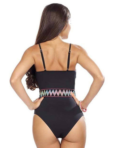 Закрытый купальник Lorin L4487/2, Цвет: черный, Размеры: S, изображение 2