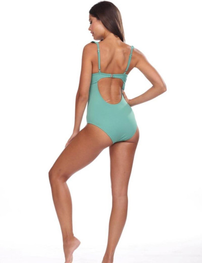 Закрытый купальник Lorin L4495/2, Цвет: мята, Размеры: 70B, изображение 2