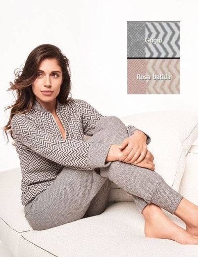 Трикотажный комплект на молнии Lormar MIX 650916, Цвета: grigio, Размеры: S, изображение 2