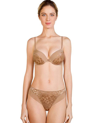 Трусы бразилиана Mioocchi MONA 7860 sabbia, Цвет: sabbia (песочный), Размеры: XL, изображение 3