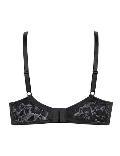 Бюстгальтер балконет Mioocchi MONA 7761 nero, Цвет: nero (черный), Размеры: 85D, изображение 4