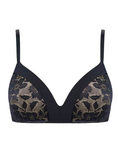 Бюстгальтер формованный без косточек Mioocchi MONA 7762 nero, Цвет: nero (черный), Размеры: 75D, изображение 4