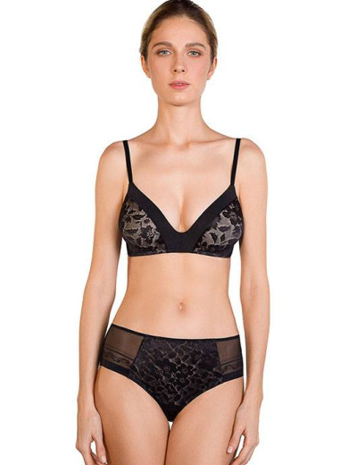 Бюстгальтер формованный без косточек Mioocchi MONA 7762 nero, Цвет: nero (черный), Размеры: 75D, изображение 2