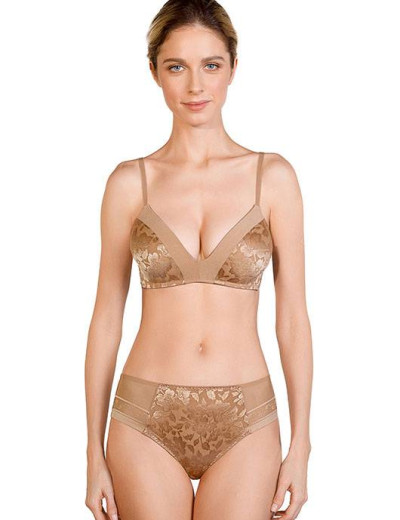 Трусы слипы миди Mioocchi MONA 7861 sabbia, Цвет: sabbia, Размеры: M, изображение 3