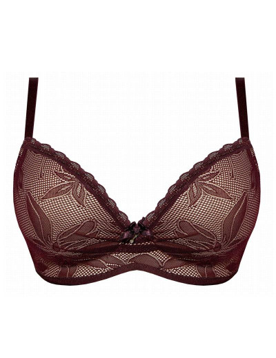 Бюстгальтер супер пуш-ап без косточек Nipplex ZAFIRA SUPER P-UP, Цвет: бургундское вино, Размеры: 75B, изображение 4